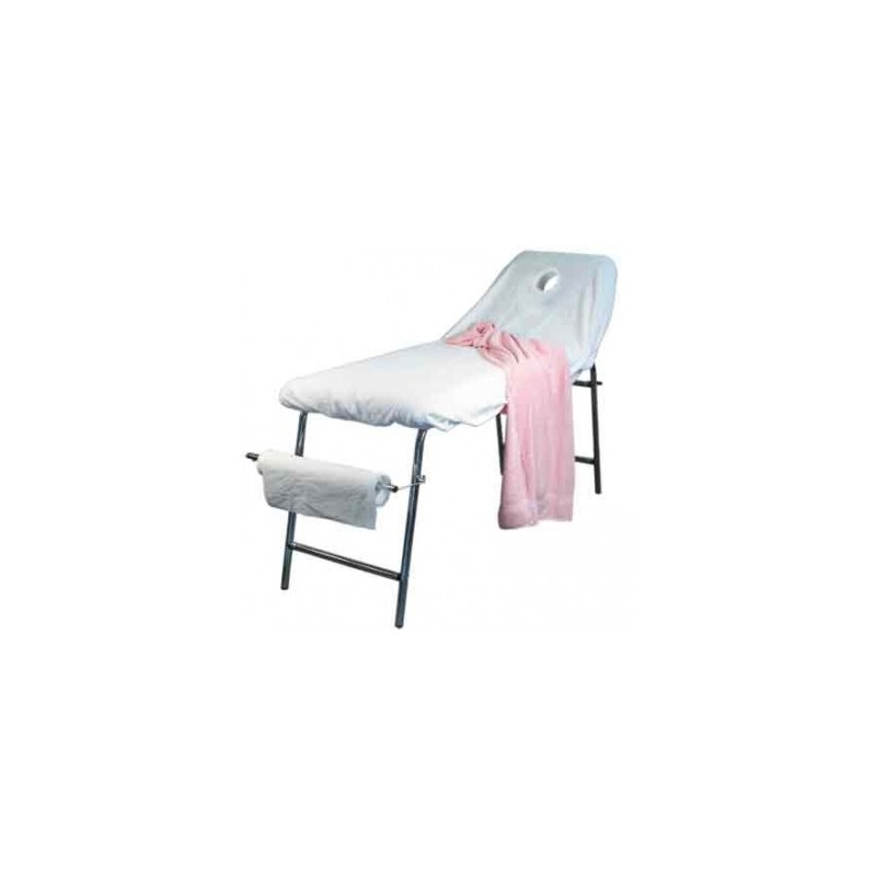 Housse Freddy blanc avec trou central (200x90cm)