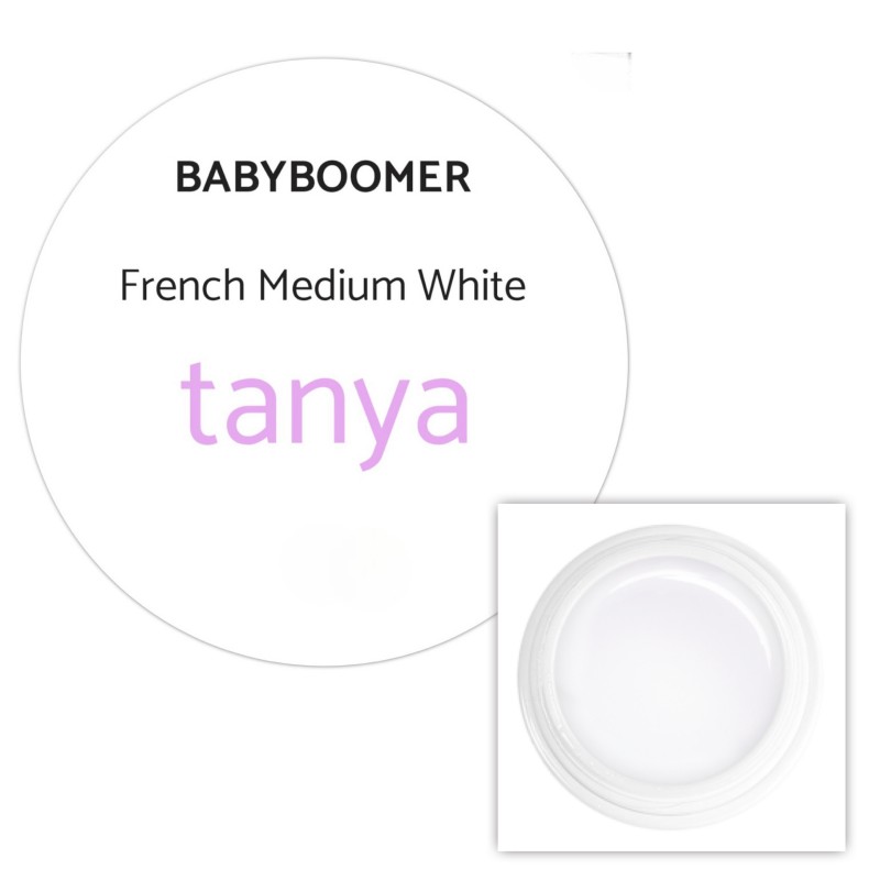 Gel build/ french babyboomer Médium White TANYA 15ml