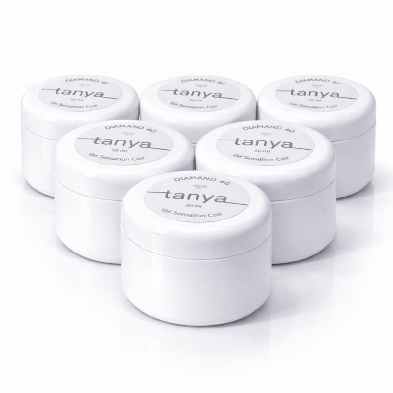 Gel Tanya Diamand – Builder Gel UV/LED professionnel sans chauffe 300g (6x50g)